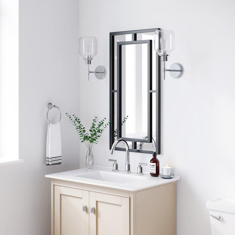 PROFLO&reg; Polished Chrome Round Closed Towel Ring 