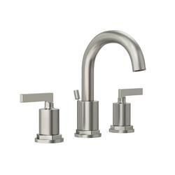 Two Handle Widespread Bathroom Sink Faucet in Brushed Nickel