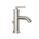 PROFLO&reg; Brushed Nickel Single Handle Monoblock Bathroom Sink Faucet Lever Handle 