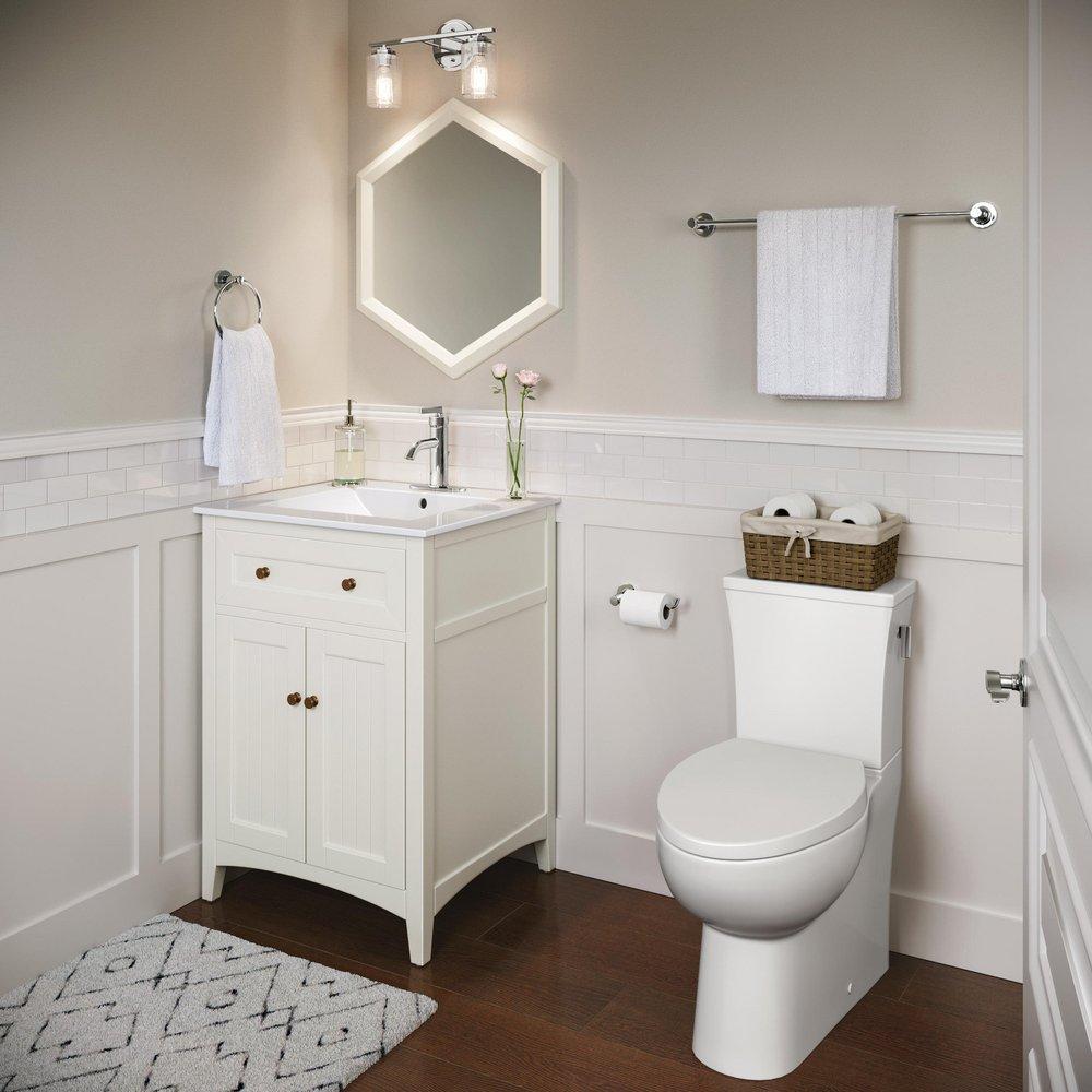 PROFLO&reg; Polished Chrome Wall Mount Toilet Tissue Holder 