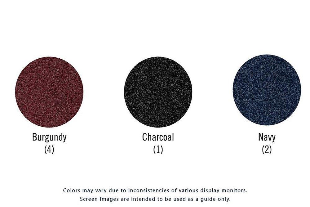 M+A Matting Navy Brush Nylon and SBR Scraper Mat in Navy 