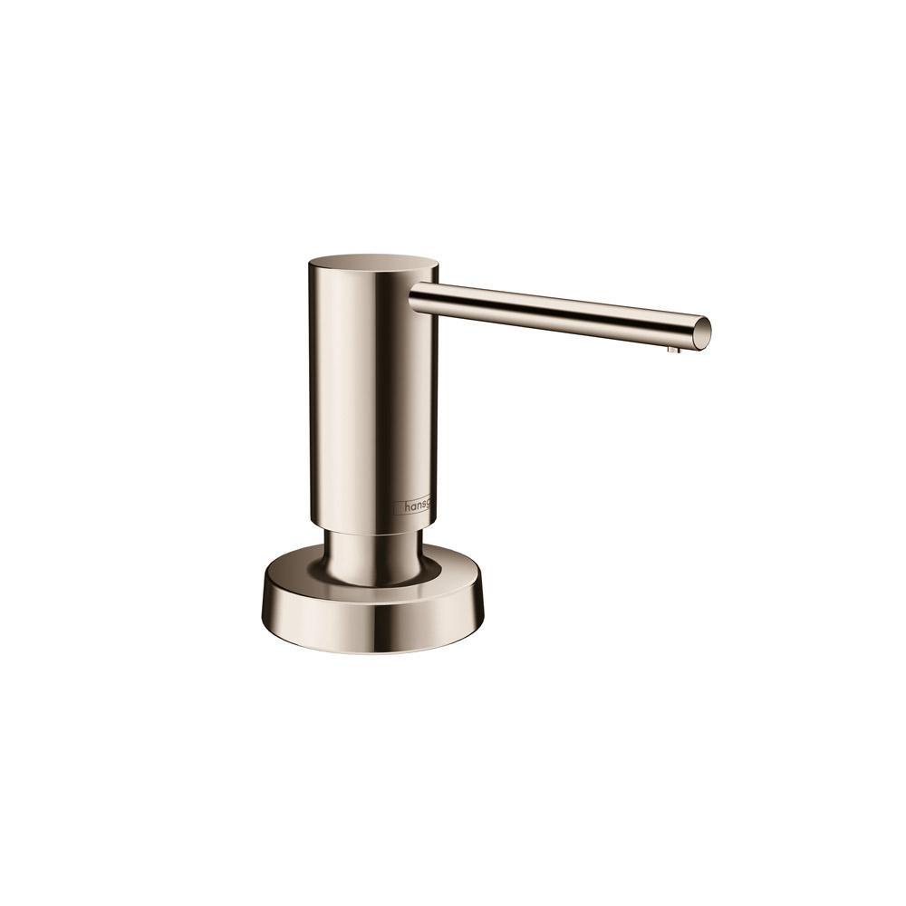 Hansgrohe Polished Nickel 16 oz. Deck Mount Metal Soap Dispenser 