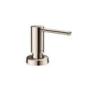 16 oz. Deck Mount Metal Soap Dispenser in Polished Nickel