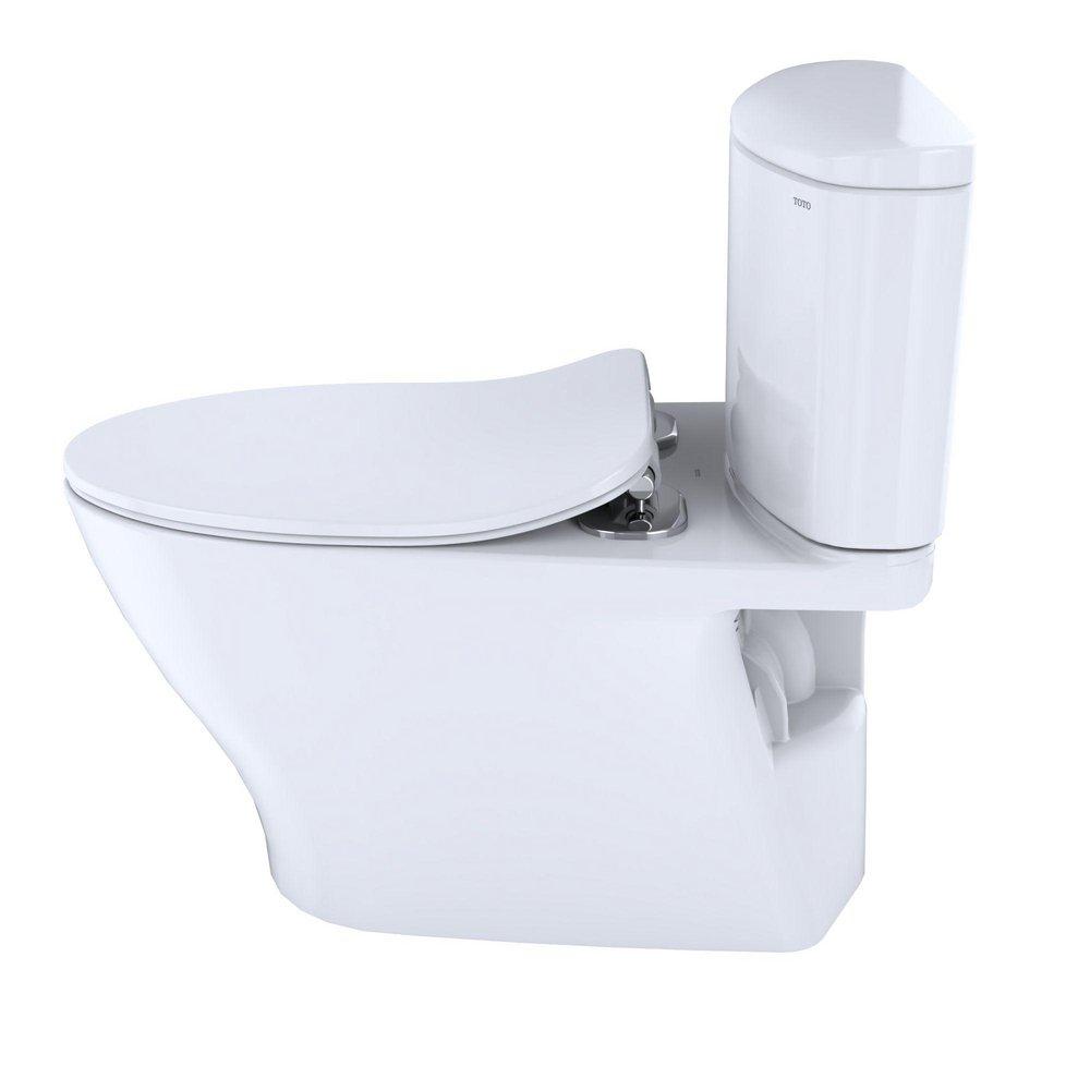 TOTO Cotton 1.28 gpf Elongated Floor Mount Two Piece Toilet 