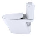TOTO Cotton 1.28 gpf Elongated Floor Mount Two Piece Toilet 