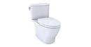 TOTO Cotton 1.28 gpf Elongated Floor Mount Two Piece Toilet 