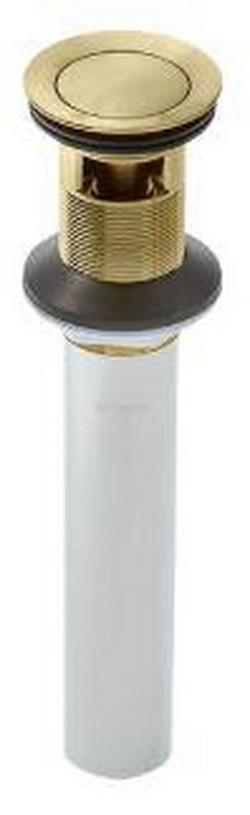 2-3/16 in. Metal Drain in Brushed Gold