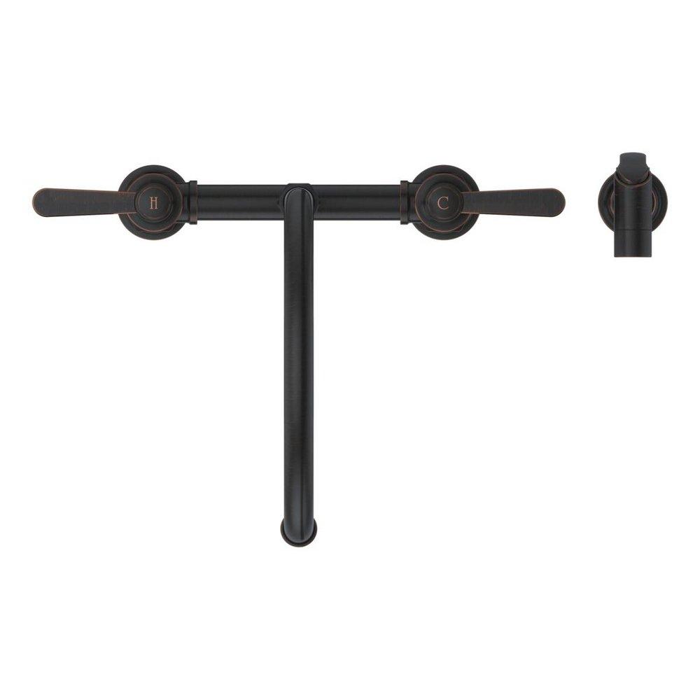 Pfister Tuscan Bronze Two Handle Bridge Kitchen Faucet 