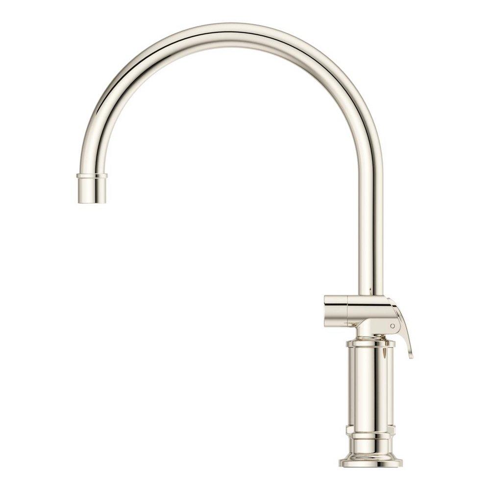 Pfister Polished Nickel Two Handle Bridge Kitchen Faucet 