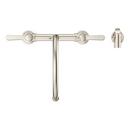 Pfister Polished Nickel Two Handle Bridge Kitchen Faucet 