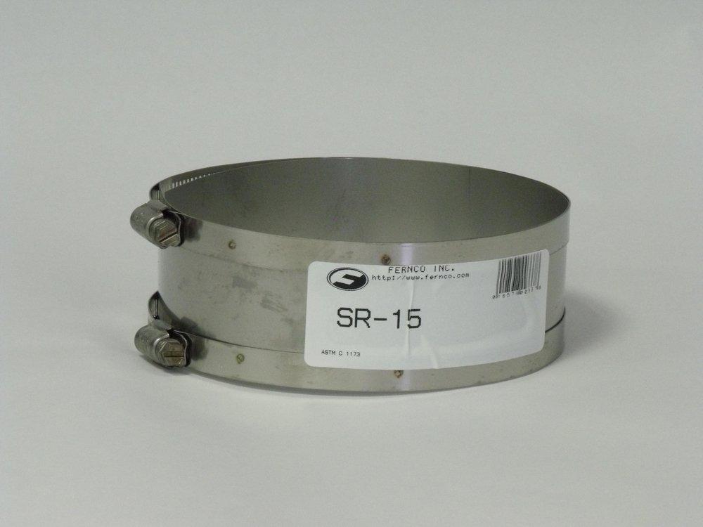 Fernco 2 x 15 in. 300 Stainless Steel Shear Ring 