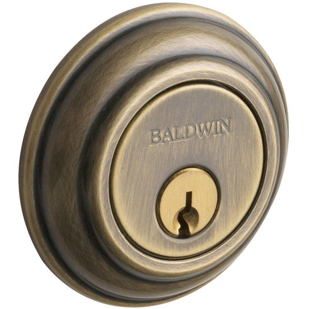 Baldwin Hardware Satin Brass Forged Brass Deadbolt Lock 