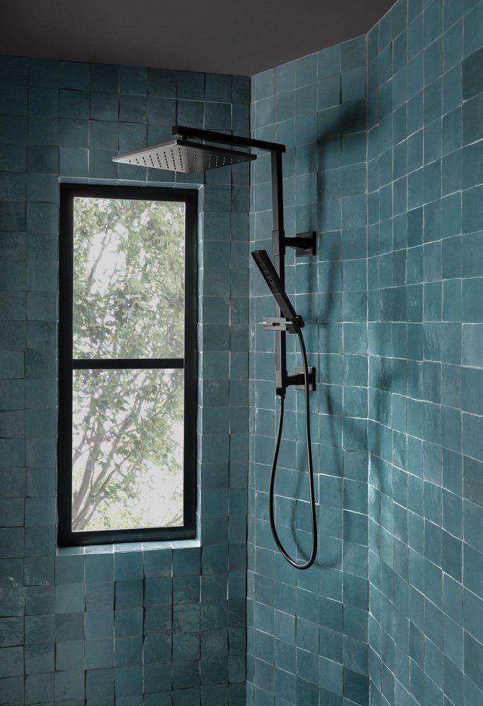 Brizo Matte Black Single Handle Single Function Shower System 