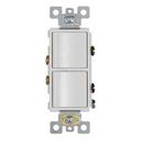 BROANNUTONE TWO ROCKER SWITCH WHITE 