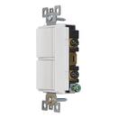 BROANNUTONE TWO ROCKER SWITCH WHITE 