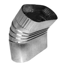 8 in. Shortway Vertical Oval 45° Duct Elbow