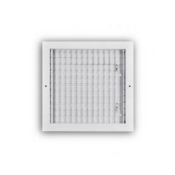 12 x 12 in. Commercial and Residential Ceiling & Sidewall Register White 1-way Aluminum