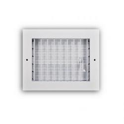 8 x 8 in. Commercial and Residential Ceiling & Sidewall Register White 1-way Aluminum
