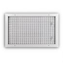 T.A. Industries White 12 in. Commercial and Residential Ceiling & Sidewall Register White 1-way Aluminum 