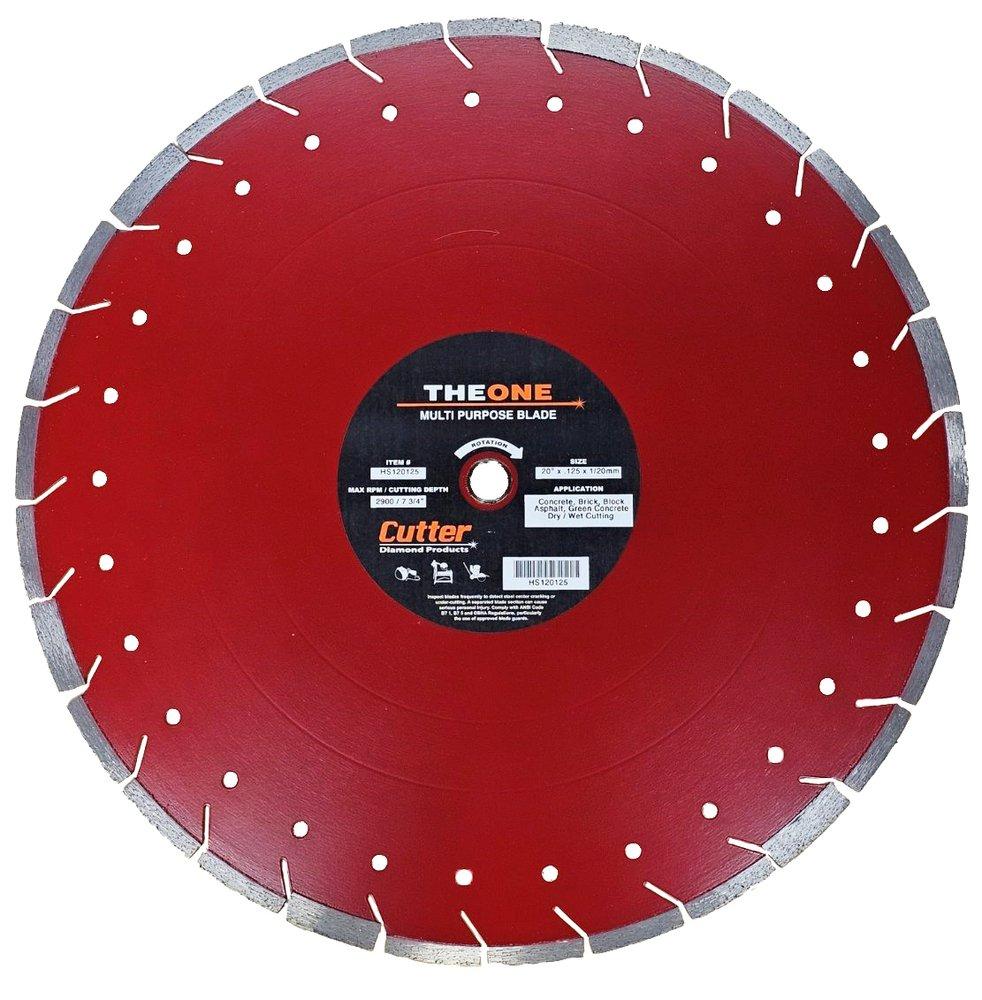 Cutter Diamond Products Asphalt, Block, Brick, Concrete and Green Concrete Cement Cutter Blade 