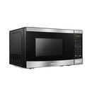17 in. 0.7 cf 700W Countertop Microwave in Stainless Steel