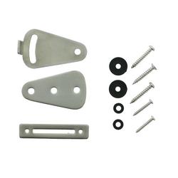 Barn Door Privacy Latch in Stainless Steel