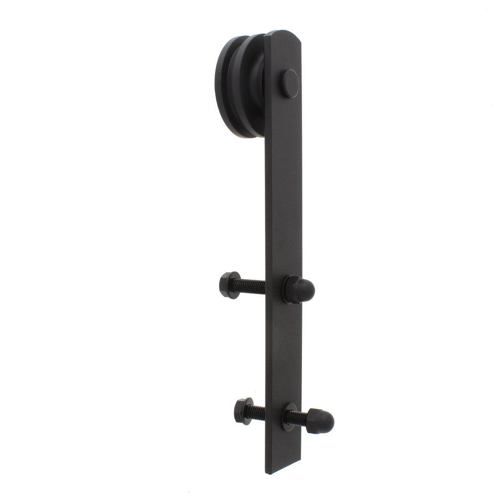 Black 96 in. Barn Door Straight Strap 