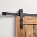 Black 96 in. Barn Door Straight Strap 
