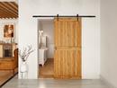 Signature Hardware Black 78 in. Barn Door Bent Strap 
