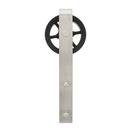 Stainless Steel 78 in. Barn Door Large Wheel Bent Strap 