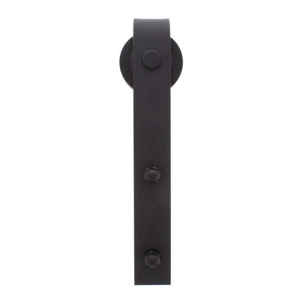 Black 60 in. Barn Door Bent Strap 