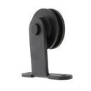 Black 78 in. Barn Door Top Mount Sliding Track 