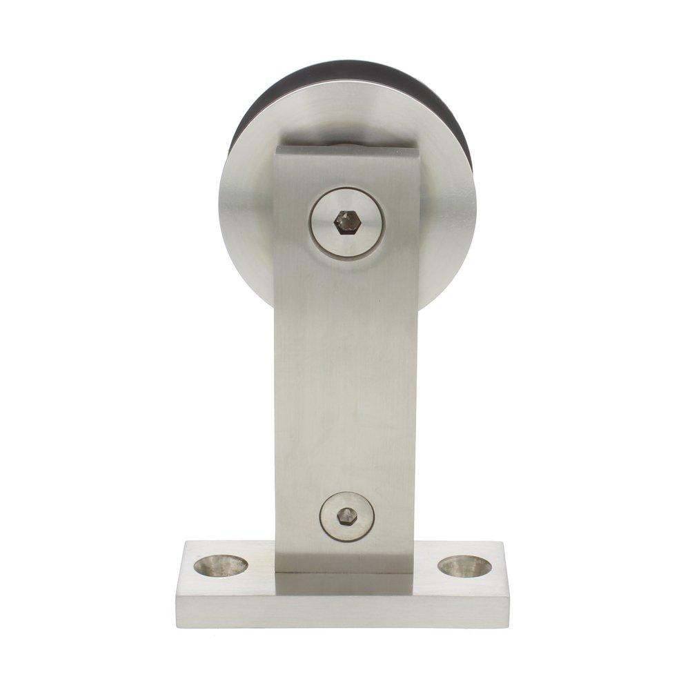 Stainless Steel Round Rail with 1-Wheel in Stainless Steel 
