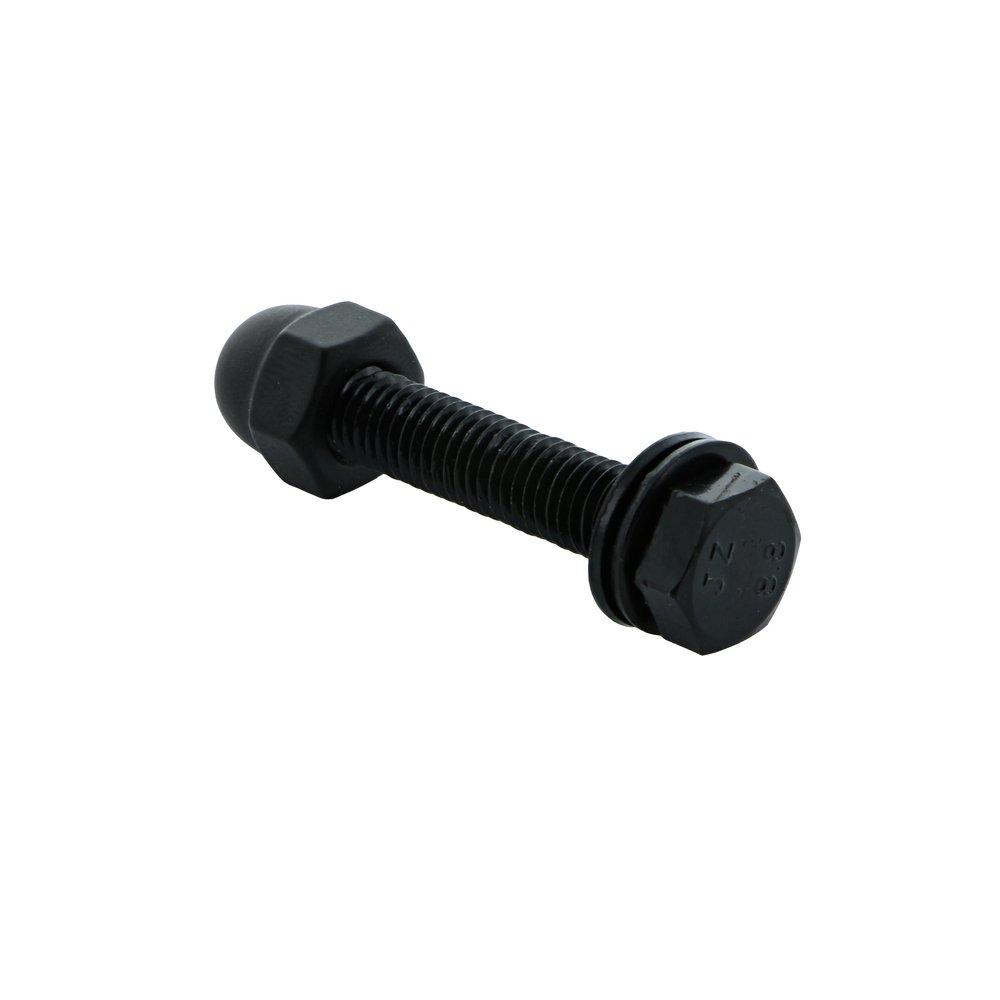 Black 1-3/8 in. Barn Door Hanger Bolt 