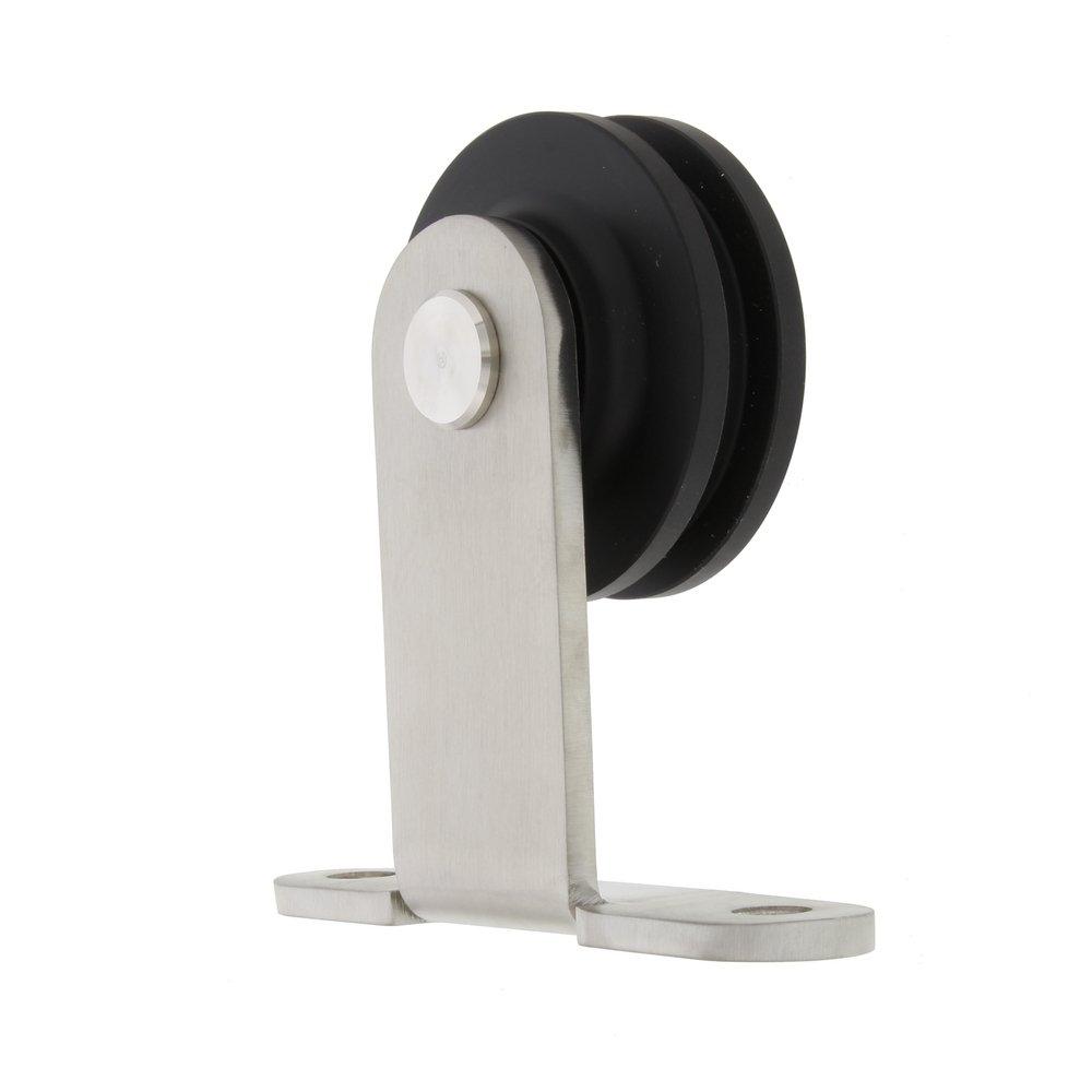 Miseno Stainless Steel 96 in. Barn Door Top Mount Sliding Track 