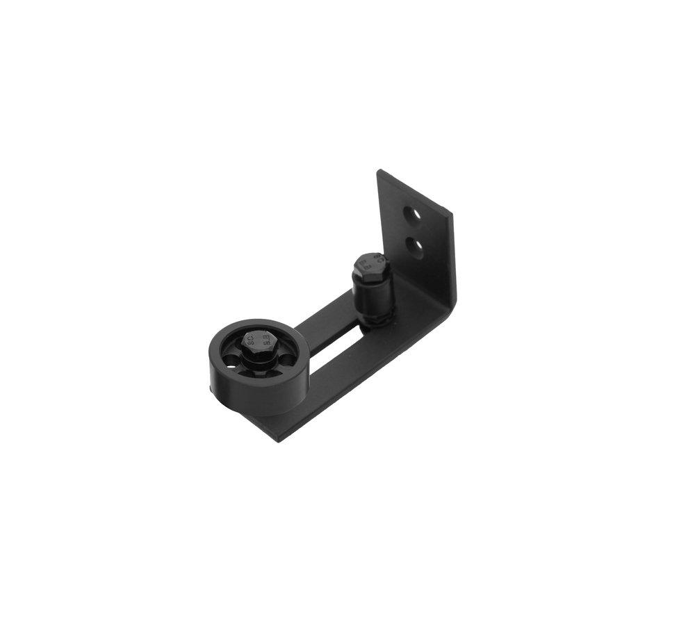 Black Barn Door Non-mortise Guide 