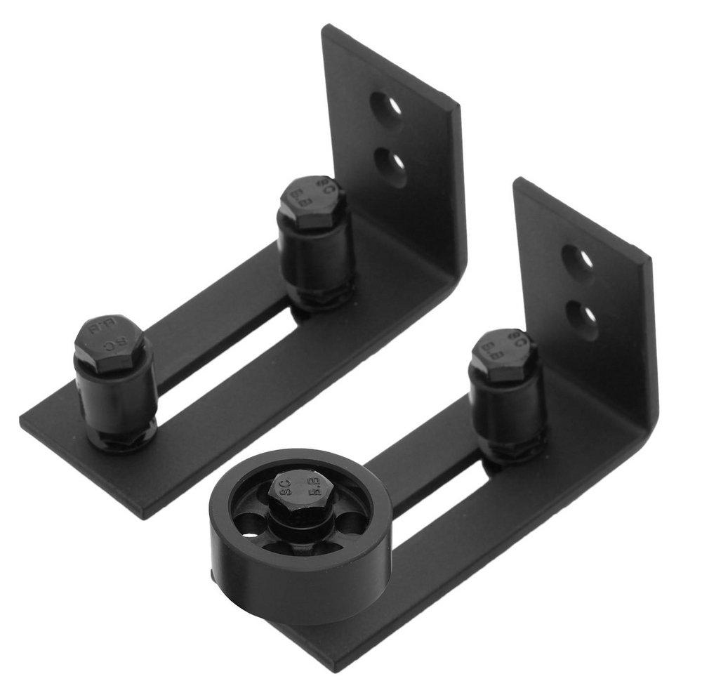 Black Barn Door Non-mortise Guide 