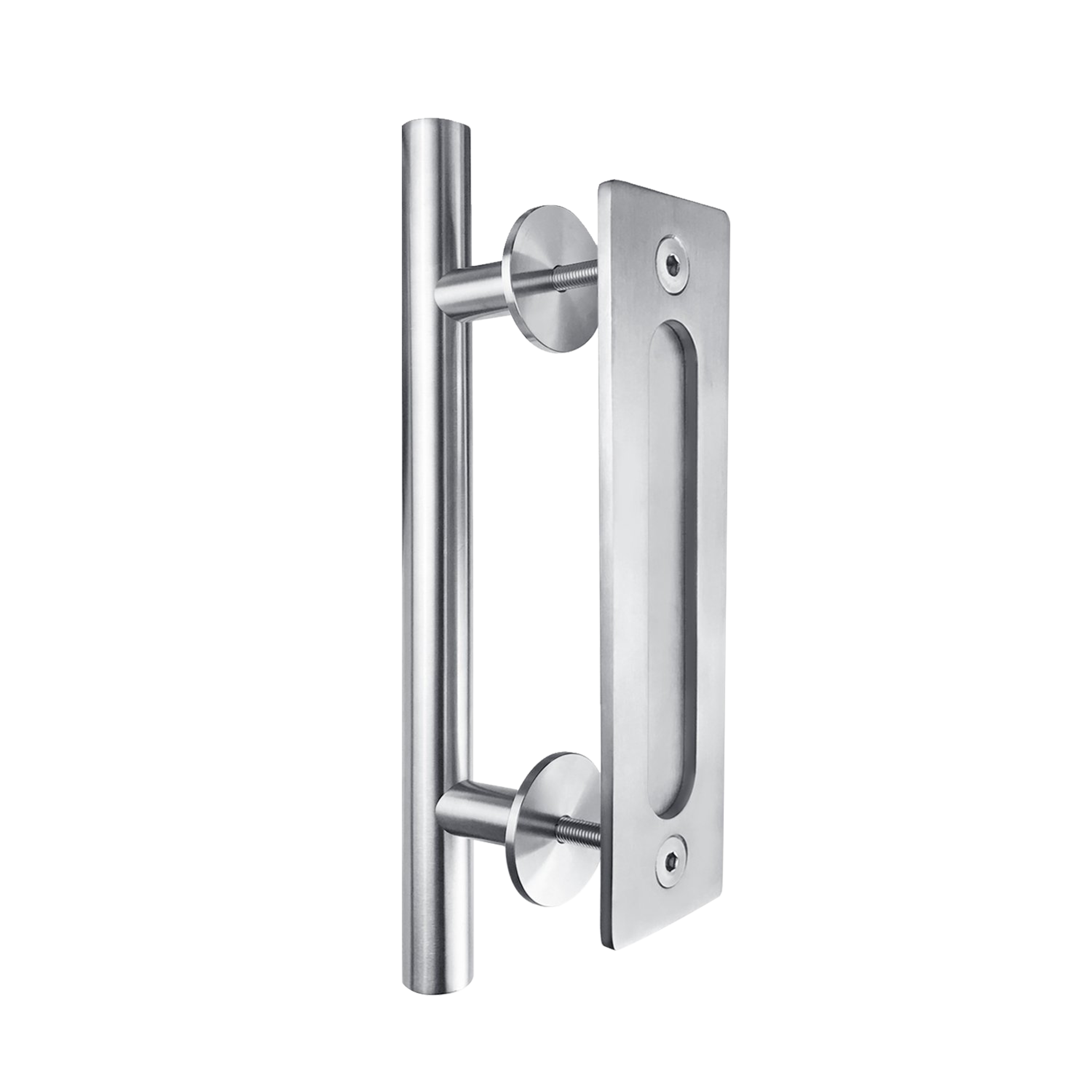 Westcraft Stainless Steel Handle Set with Recessed Pull 