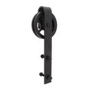 Black 60 in. Steel Barn Door Bent Strap 
