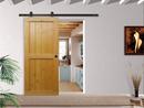 Westcraft Black 60 in. Barn Door Top Mount Sliding Track 
