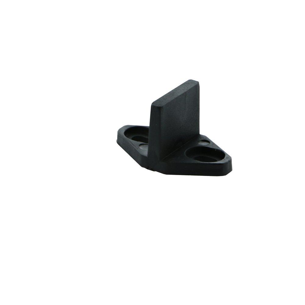 Black Barn Door Mortise Floor Guide 