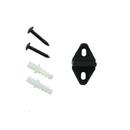 Black Barn Door Mortise Floor Guide 