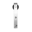 Satin Nickel 78 in. Barn Door Bent Strap 