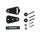 Black Barn Door Privacy Latch 