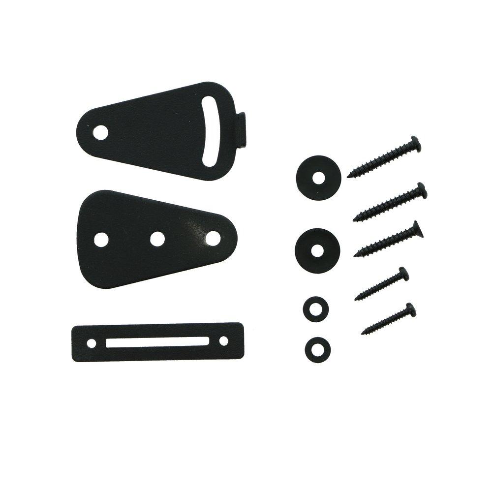 Black Barn Door Privacy Latch 