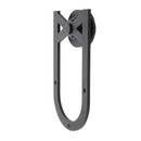 Black 96 in. Barn Door Hoop Strap 