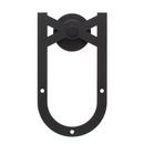 Black 96 in. Barn Door Hoop Strap 