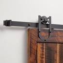 Black 96 in. Barn Door Hoop Strap 