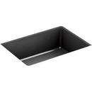 KOHLER Black Black Undermount Bathroom Sink 