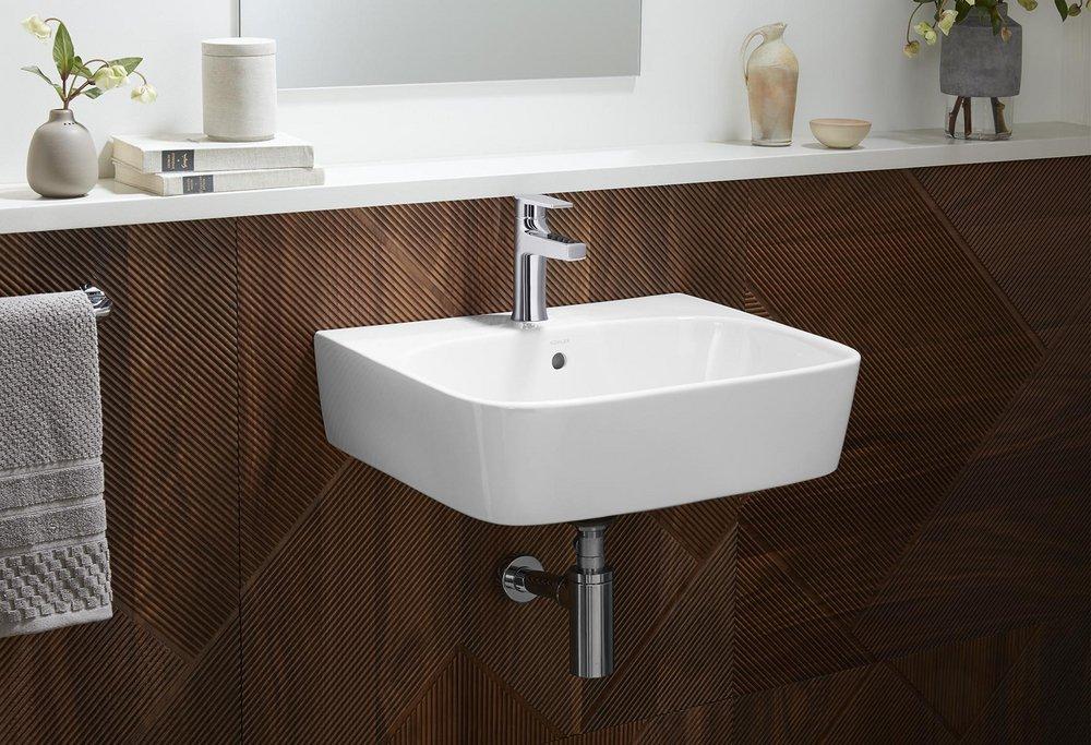 KOHLER White Wall Mount Bathroom Sink 